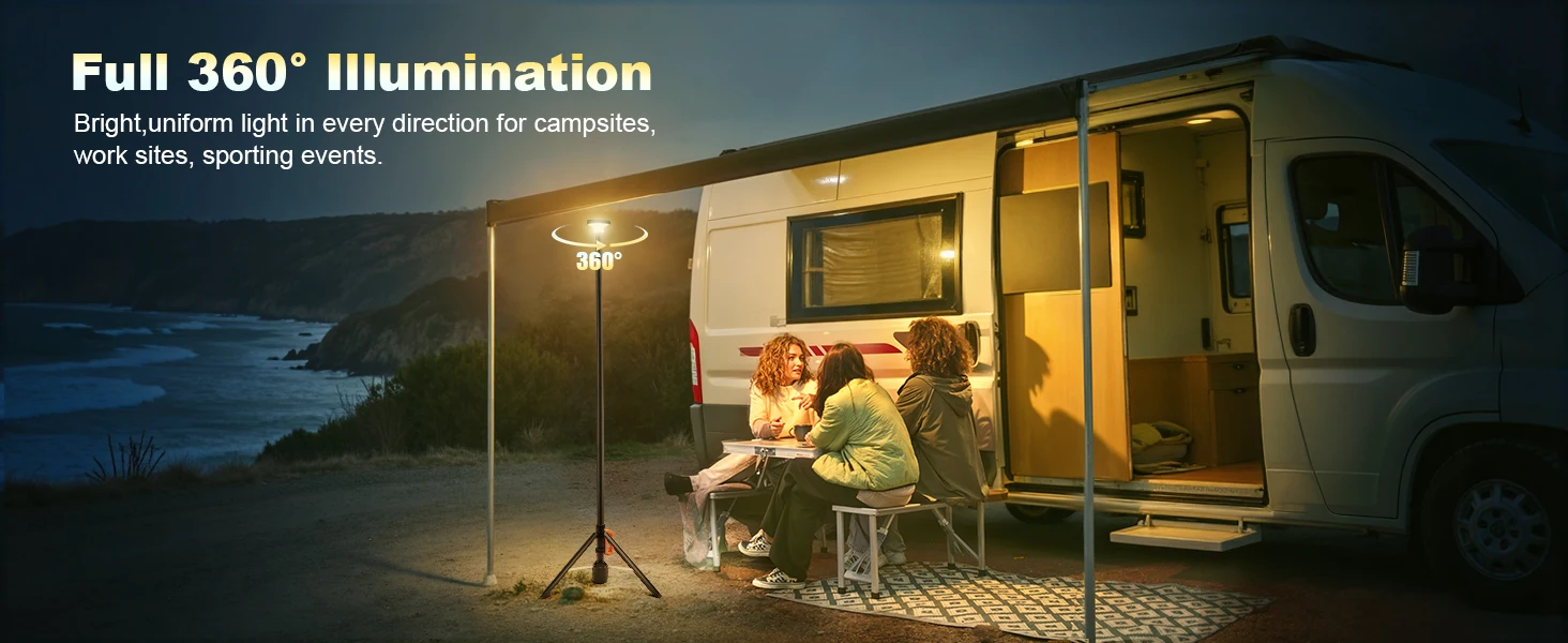 360° 3000LM Telescopic Camping Light - Image 5