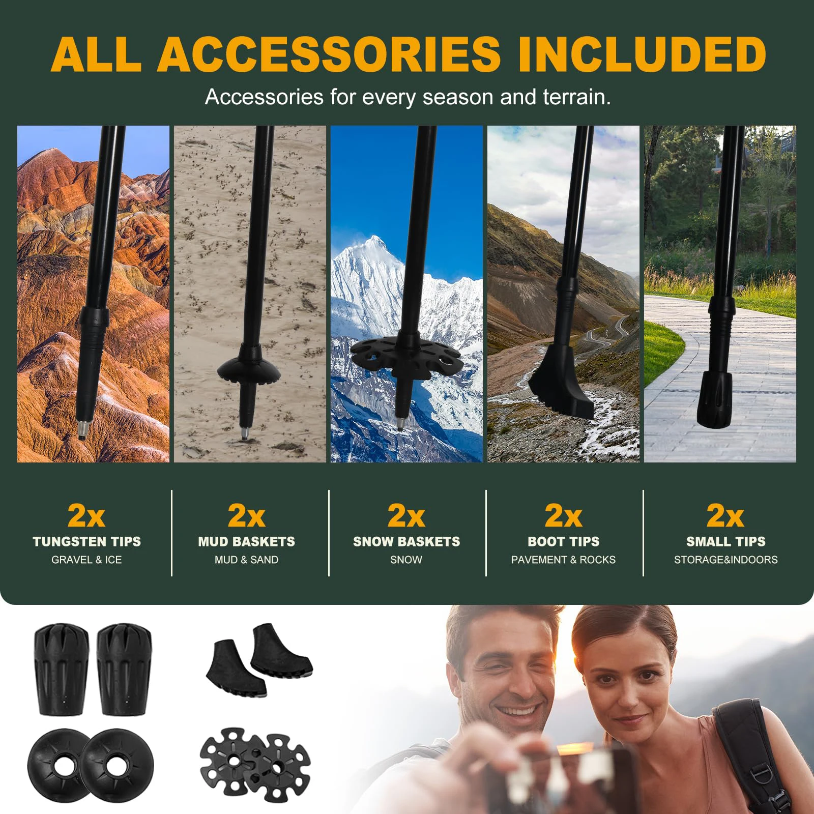 Durable Aluminum Hiking Pole - Image 3