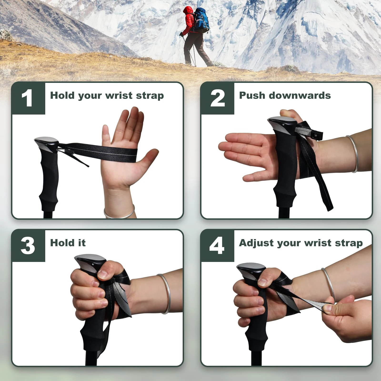 Durable Aluminum Hiking Pole - Image 4