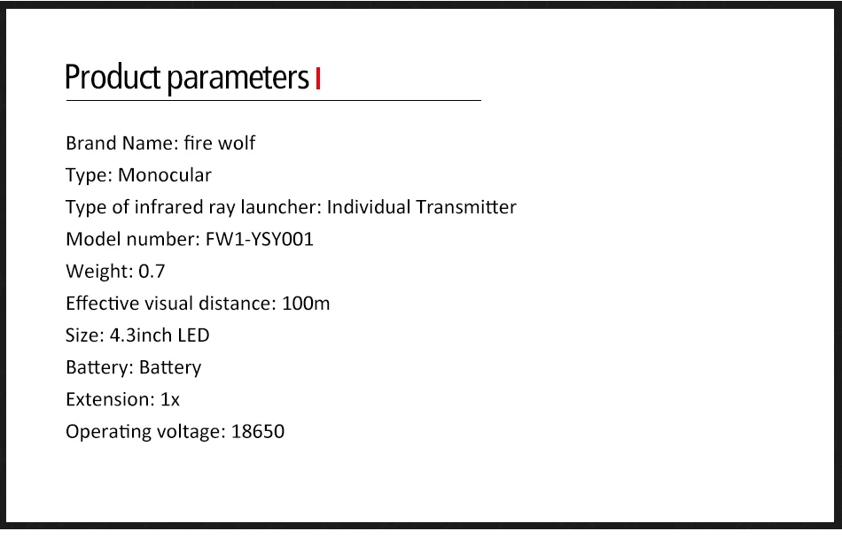 850nm IR Night Vision Scope Camera - Image 3