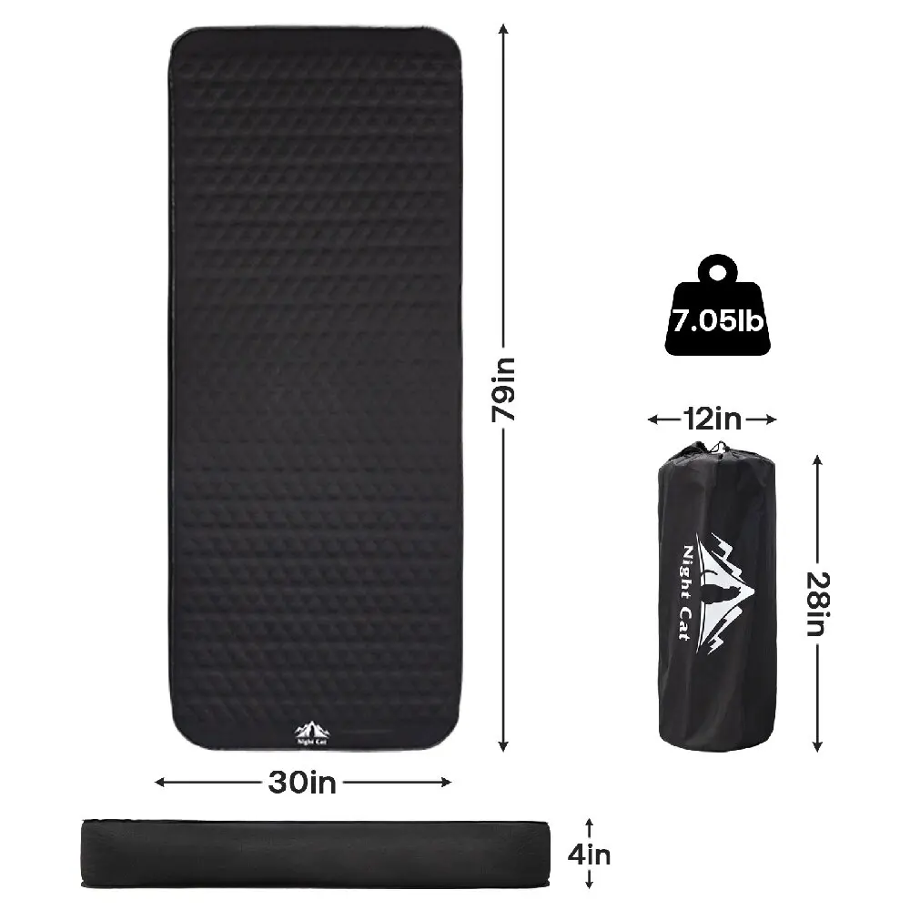 Inflatable Sleeping Pad with Electric Pump - Image 2