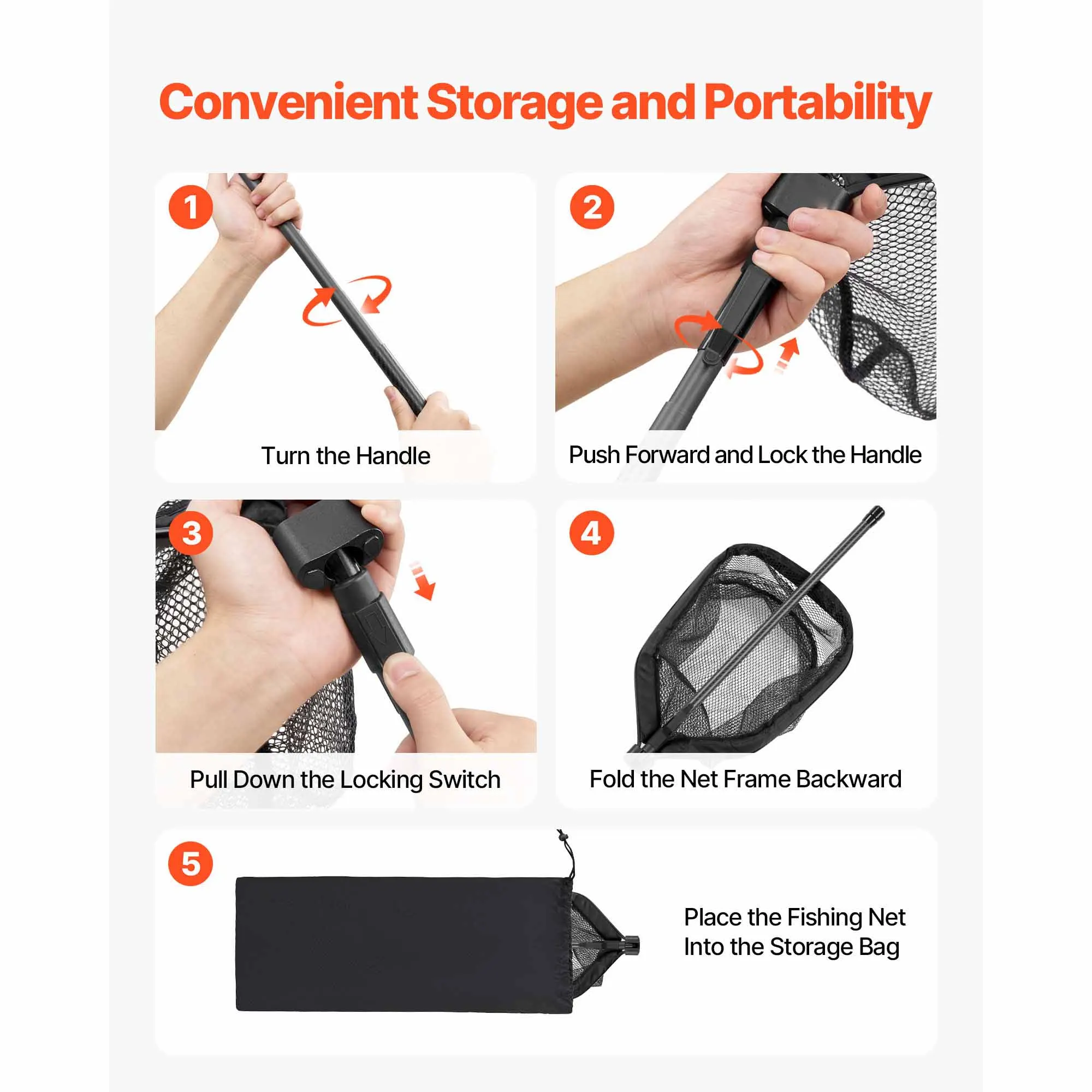 Aluminum Telescopic Fishing Landing Net - Image 4