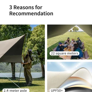 Large Waterproof Camping Canopy - Thumbnail Image 5