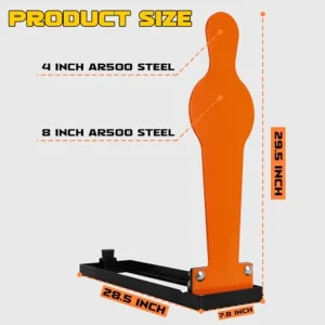 28-Inch Steel Popper Target for Shooting - Thumbnail Image 3
