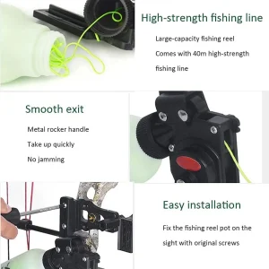 Bowfishing Reel with 40m Fishing Line - Thumbnail Image 3