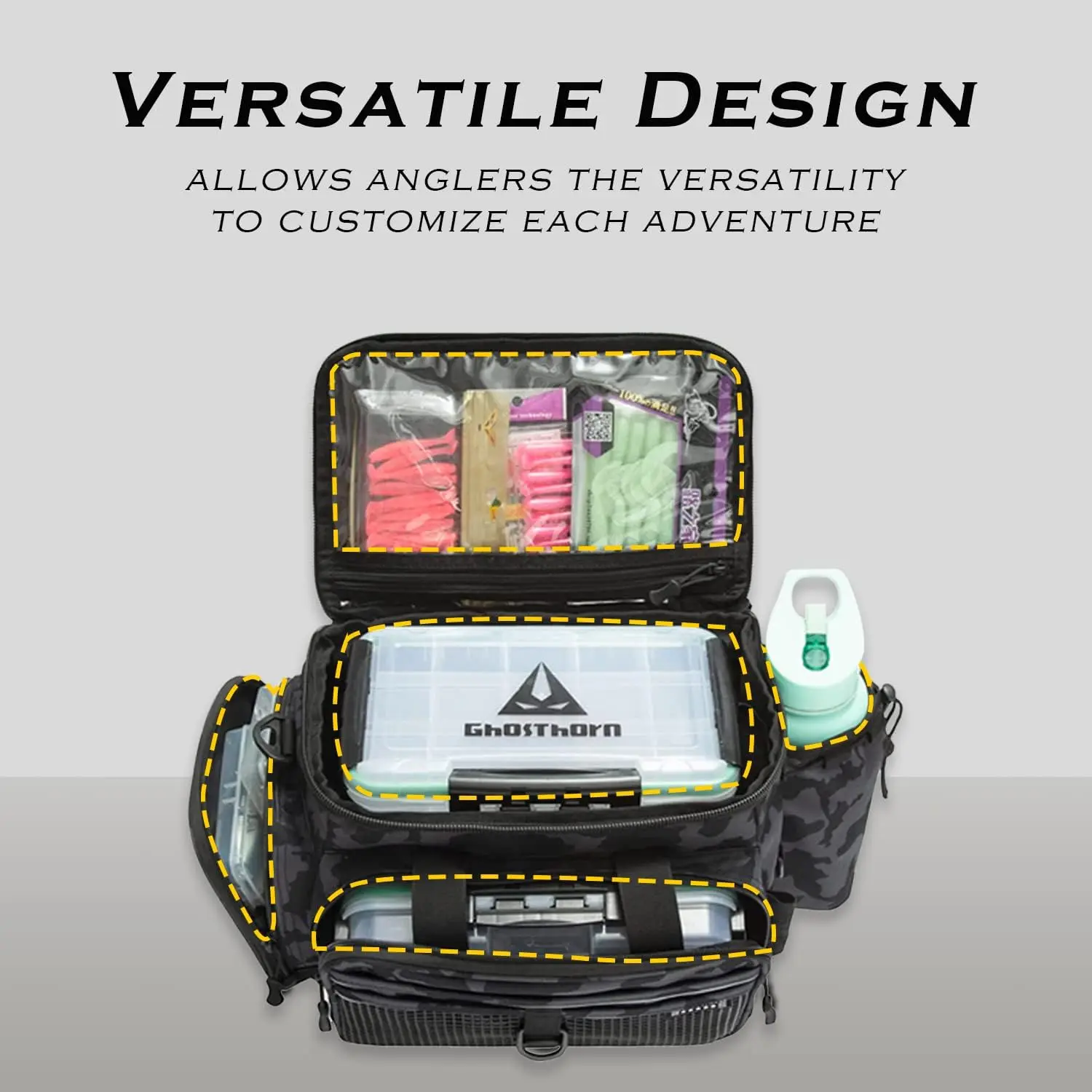 4-Pack Tackle Boxes with Removable Dividers - Image 3