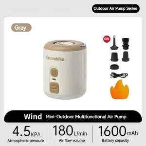 Compact Travel Camping Air Pump - Thumbnail Image 4