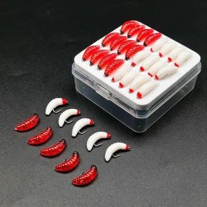 64PCS Fly Fishing Flies Kit with 2 Boxes