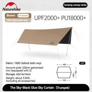 Large Waterproof Camping Canopy - Thumbnail Image 3