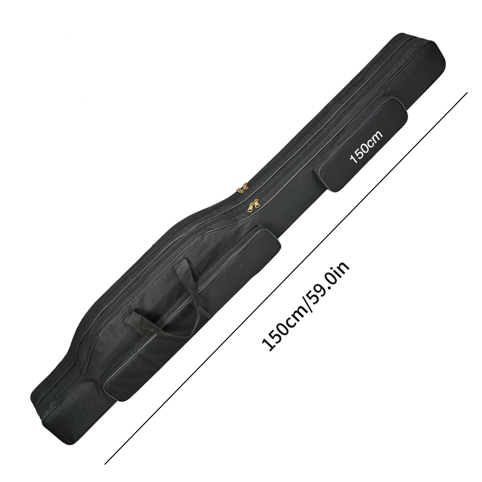Black 1.5M Fishing Rod Carrying Case - Image 3