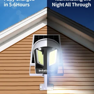 Outdoor Solar Flood Light with 2 Sensors - Thumbnail Image 4