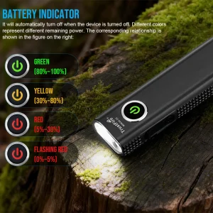Rechargeable LED Torch with White UV Light - Thumbnail Image 2
